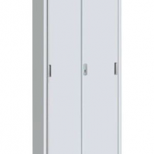 钢制通体推拉门文件柜