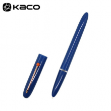 KACO RETRO锐途包尖钢笔EF尖 彩色复古钢笔学生练字钢笔墨水笔套装 蓝色/金夹