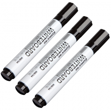 齐心 WB704 单头易擦白板笔2.0mm 12支/盒 黑