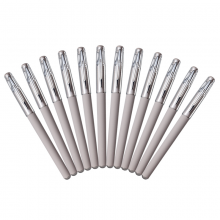 齐心 GP324 中性笔0.5mm 子弹头匹配笔芯R980