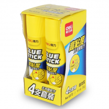得力6372固体胶 胶水(白)(4支/盒)