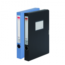 齐心 A1248 超省钱PP档案盒 A4 35MM 黑