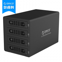  奥睿科（ORICO）3549RUS3 3.5英寸全铝高速usb3.0磁盘阵列四盘位硬盘柜多盘位raid硬盘盒外置盒黑色