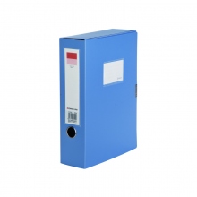 齐心 A1250 PP档案盒 A4 75MM 蓝