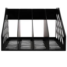 得力 9840 四联一体文件框 342ｘ240ｘ225m (单位:个) 黑色