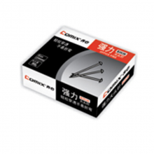 齐心 B3536 强力大头针24mm 50枚/盒 10盒装 镍色