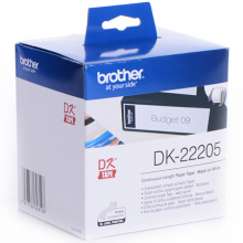 兄弟（brother） DK-22205 白底黑字（纸质）色带