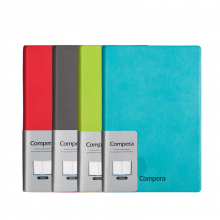 齐心 C8023 Compera 皮面笔记本 A6 146页