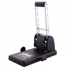 得力 0130 两孔重型打孔机打孔器 直径6mm （单位：台） 黑