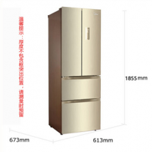 美的（Midea） 320升智能冰箱 双门 对开门家用变频风冷无霜多门电冰箱 BCD-320WTPM