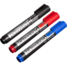 齐心 MK808 记号笔2.0mm 可加墨匹配墨水M808 蓝