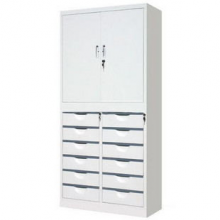 钢制十二屉档案文件柜