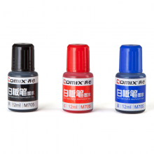 齐心 M705 白板笔墨水 12ml 蓝